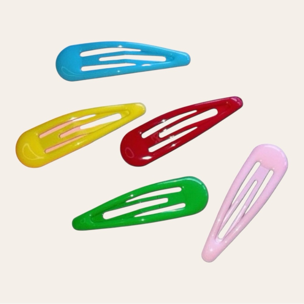 Set 5 pcs Cute Snap Clips for Girls Hair Clip Accessories Multicolor